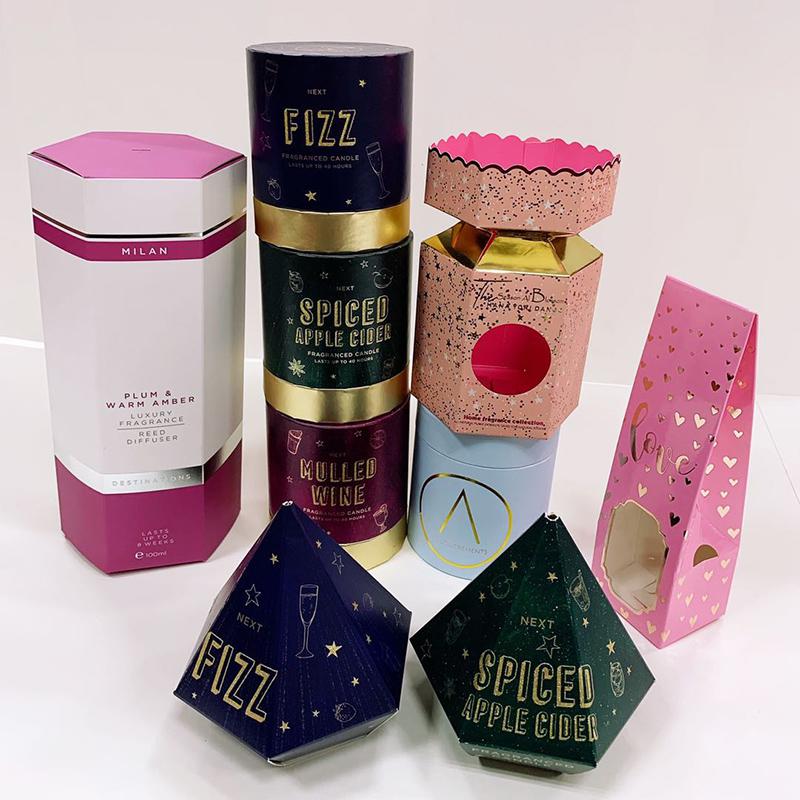 茶山化妆品包装盒、异形包装盒、异形礼盒、异形纸盒定制印刷